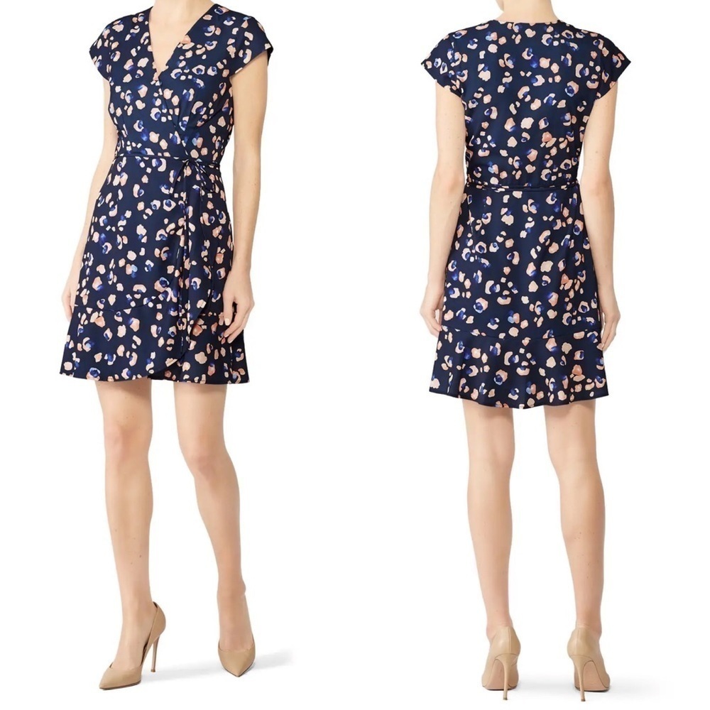 Hutch Clara Leopard Wrap Dress M